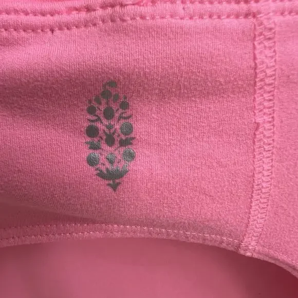 Free People Movement Pink Easy Does it Mini Dress Romper Jumper Sz XL Athleisure - Picture 4 of 9